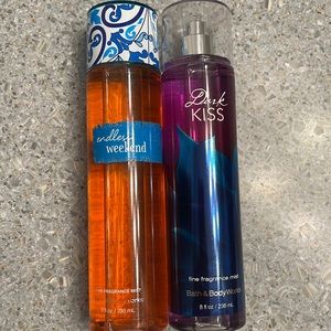 Endless Weekend and Dark Kiss mists